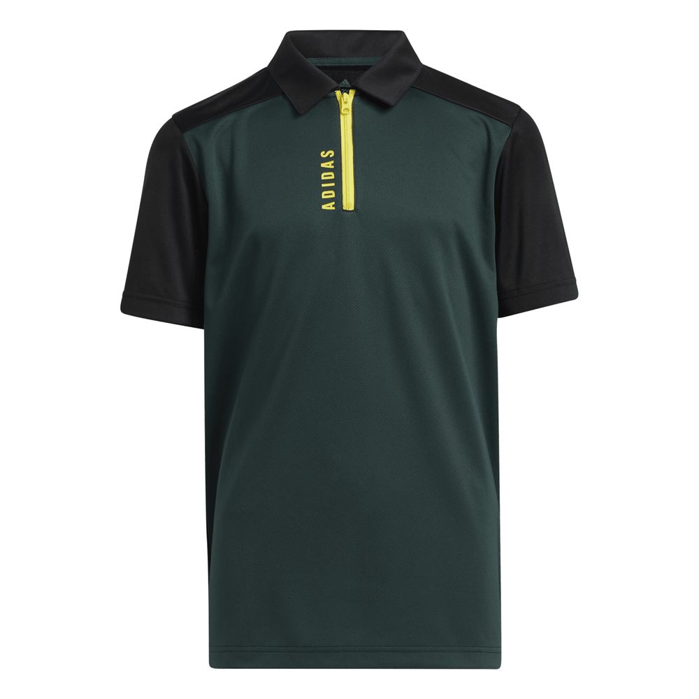 Adidas Short Sleeve Boys Quarter Zip Polo Shirt Hawthorn Mall